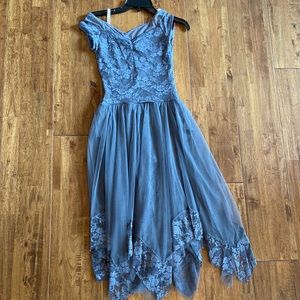 WEISSMAN ADULT SMALL GRAY DANCE COSTUME